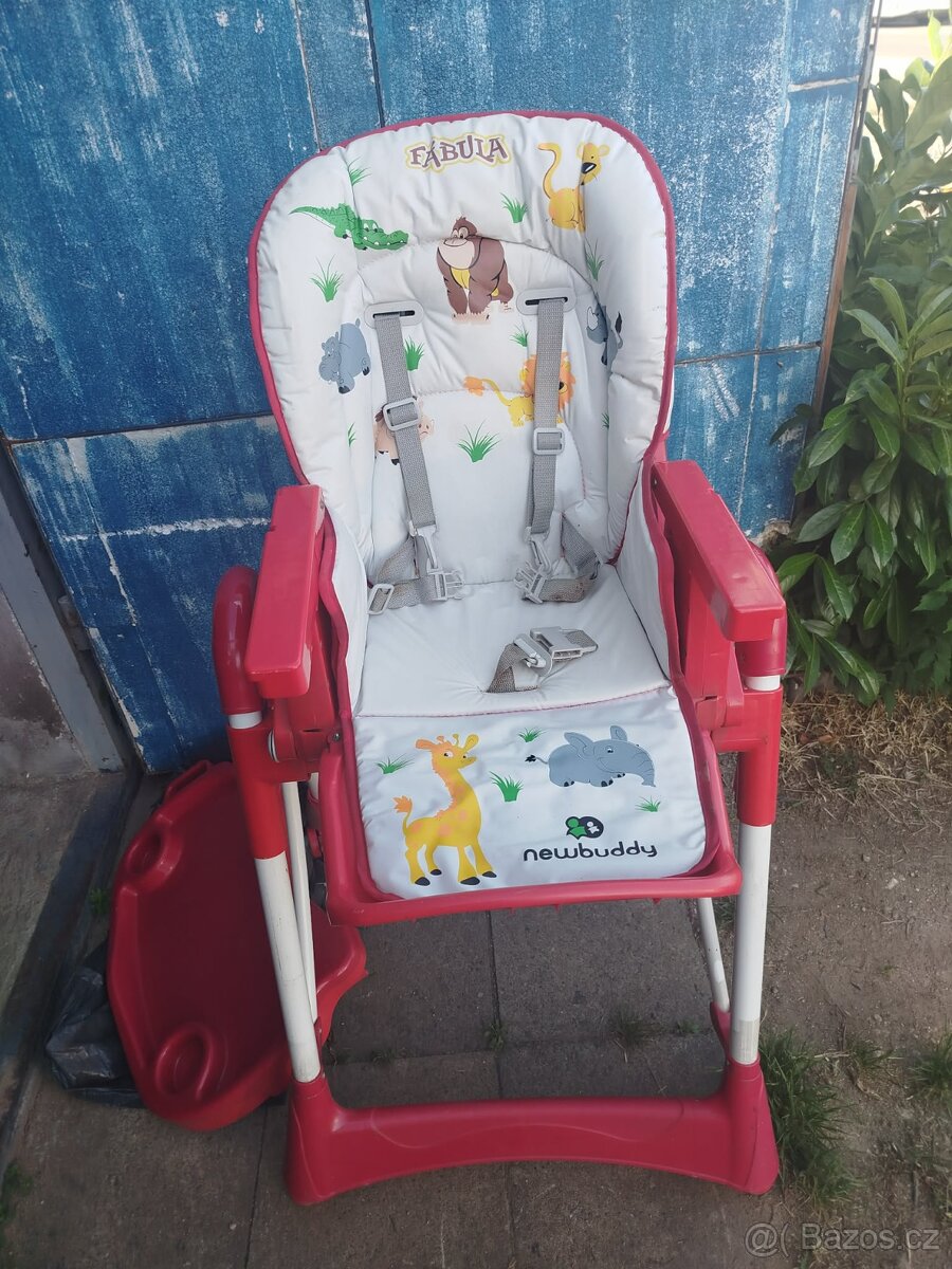 Polohovatelná jídelní židlička - 7