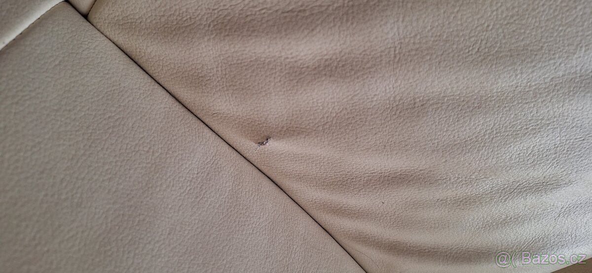 Rohová kožená sedačka - 7