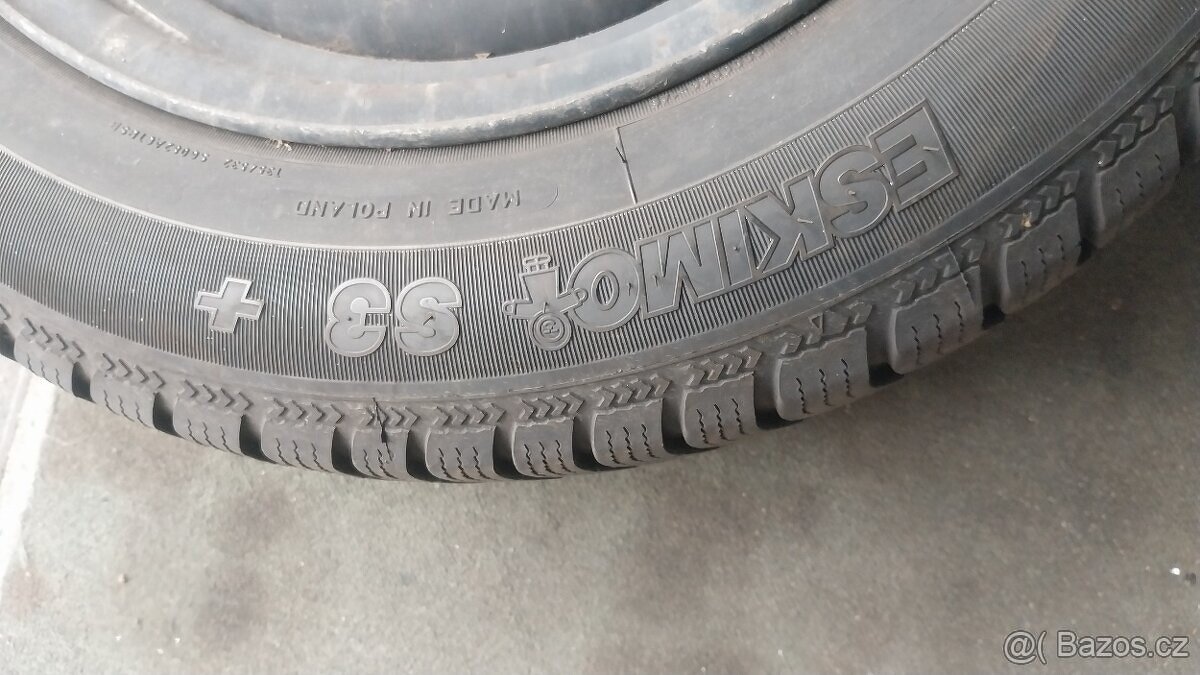 Prodám zimní sadu Citroen,Peugeot 185/65/15 - 7