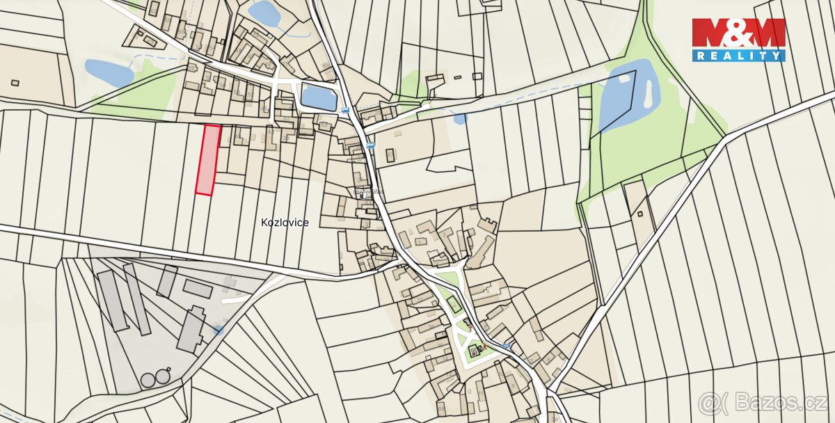 Prodej pole, 1818 m², Kozlovice - 7