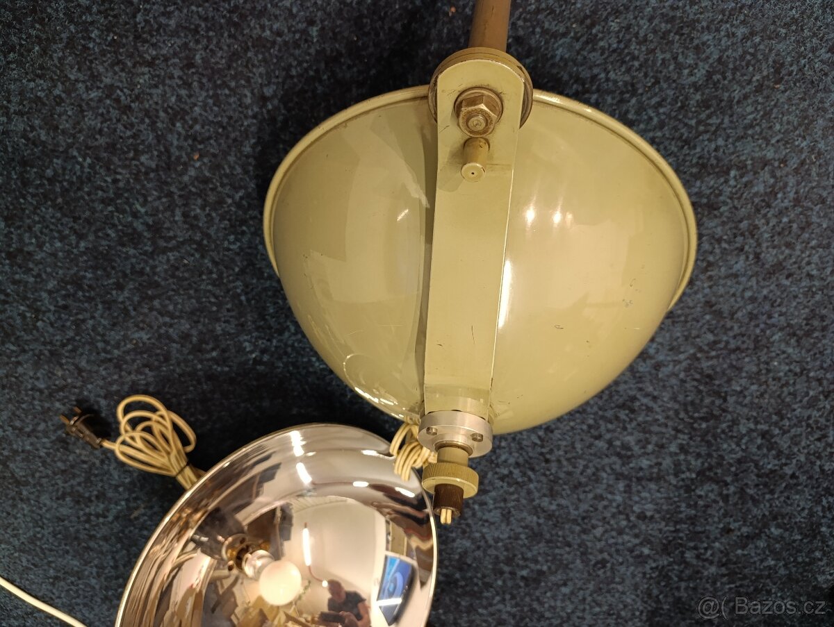 2x Retro lampy - chrom - 7