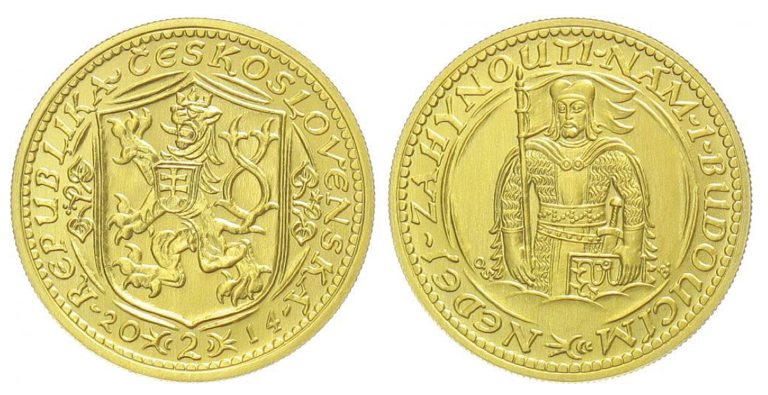 Sada dukátů sv. Václava 1, 2, 5, 10 – 2014, TOP investice - 7