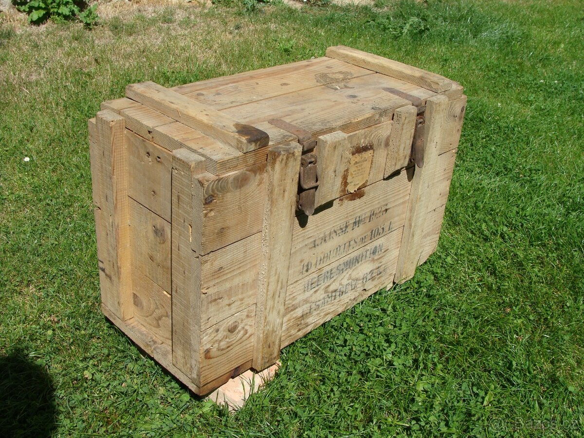 Bedna od munice - Francouz. kanon K331 ráže 105 mm - 7