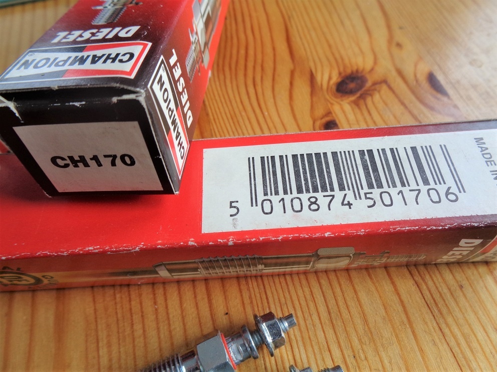 Citroen Peugeot sada nové žhavící svíčky Champion CH170 - 7