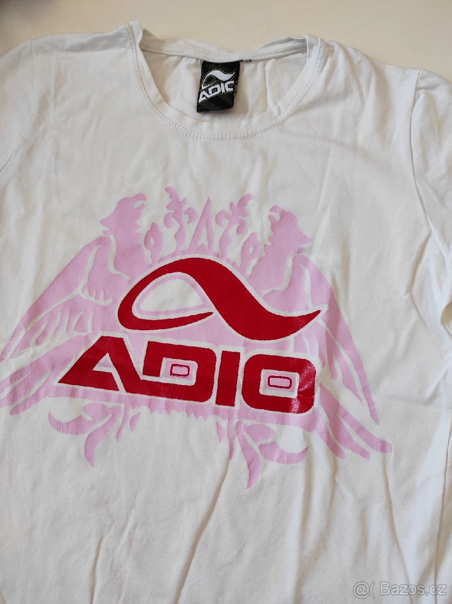 Nové bílé triko s krátkým rukávem Adio - 7