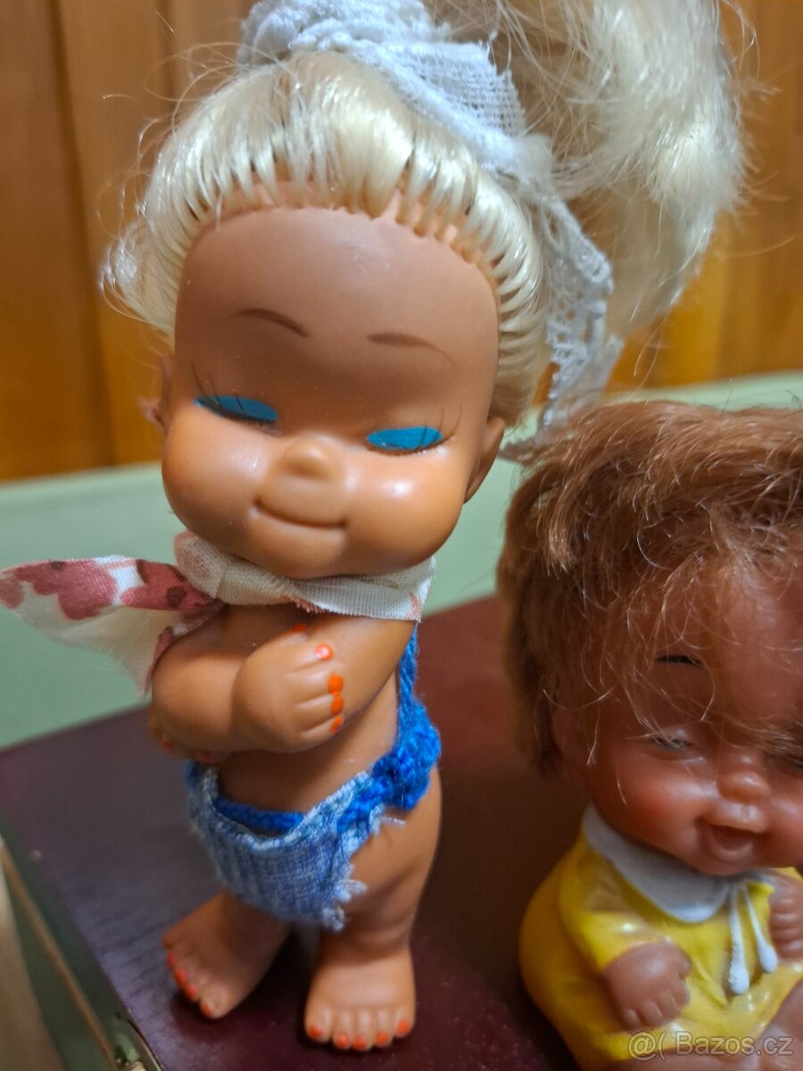 Retro gumové panenky 3ks - 7