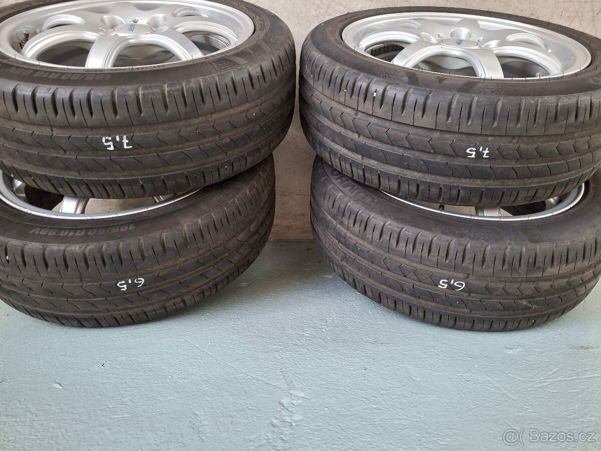 ALU KOLA 4X 100 S PNEU 195/50R16 - 7