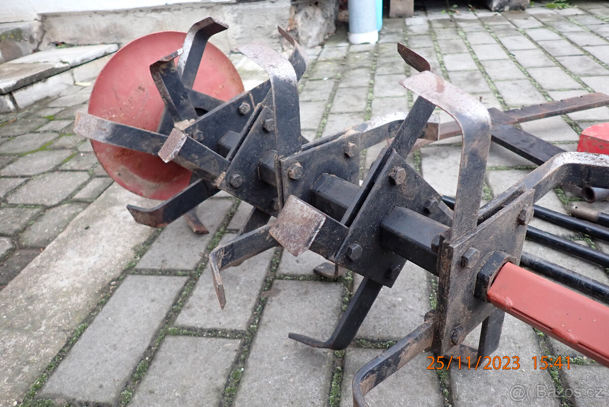 vari - rotavátor 120 cm + vodící kolo + brzd. radlička - 7