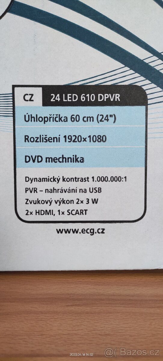 Malá televize s vestavěným přehrávačem DVD - 7