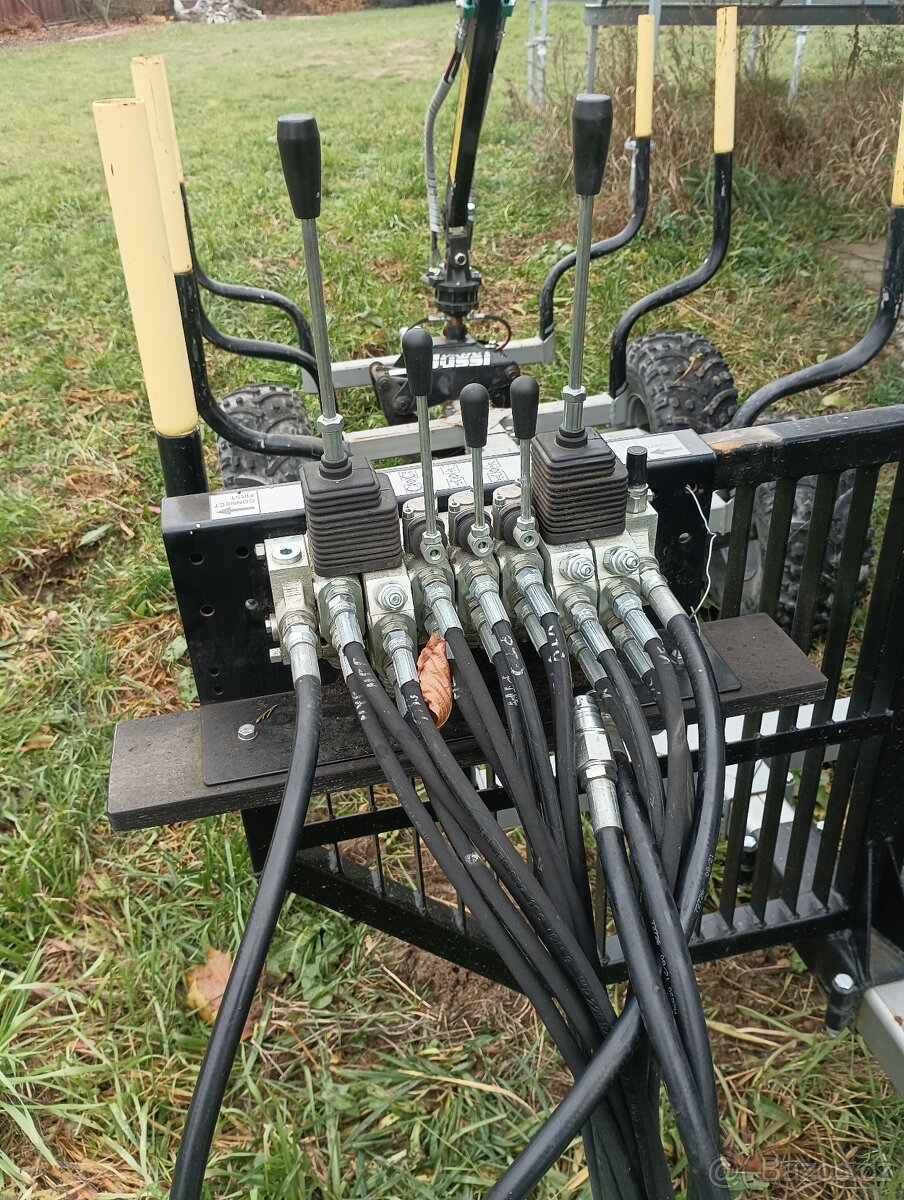 Malotraktor 4x4 Jimna 254E + vyvážecí vlek vahva - 7