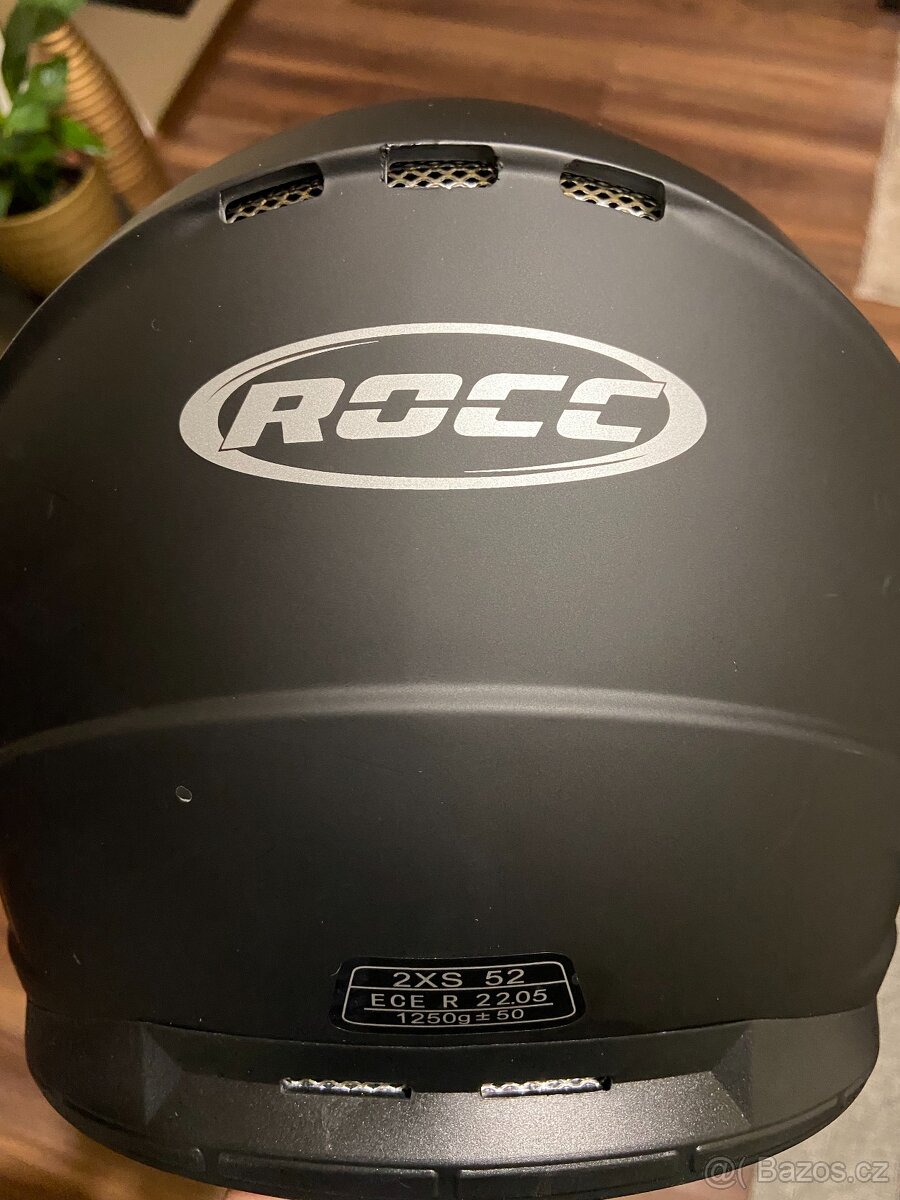 Moto integrální přilba helma Rocc 380 2XS/52 černá - 7