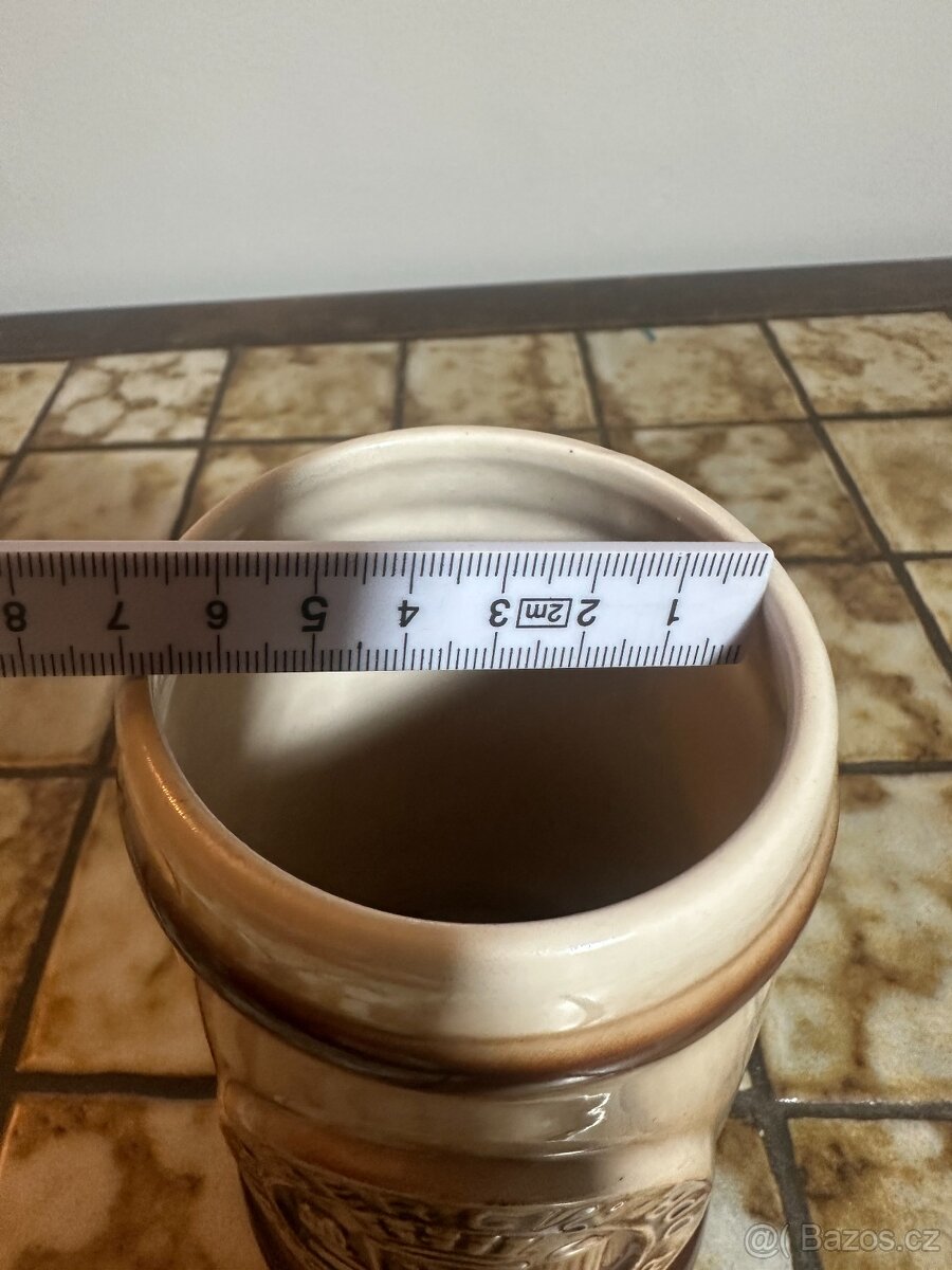 Keramický pivní korbel - 7