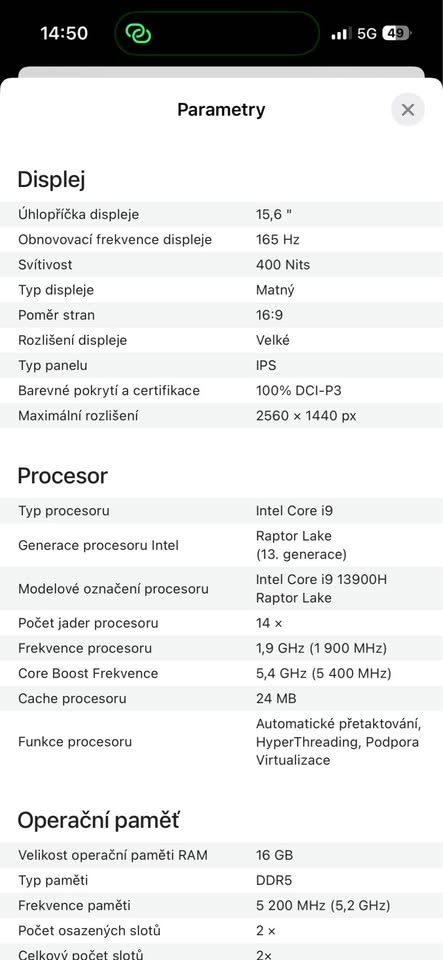 MSI Katana 15 B13VGK-1477CZ - 7