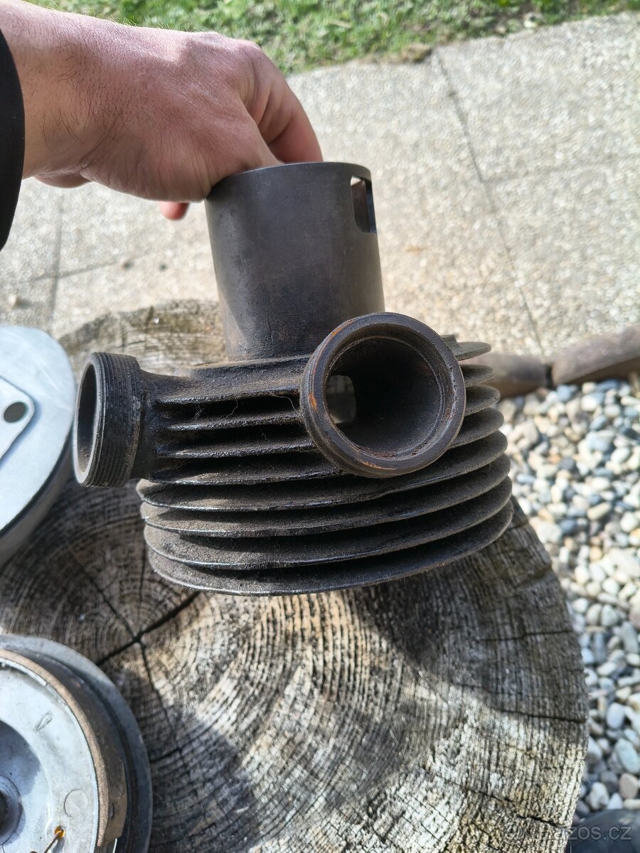 jawa perak štít valec hlava - 7