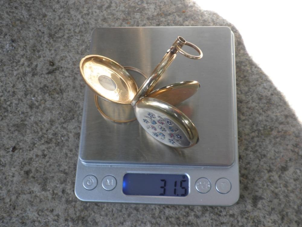 Prodám za cenu zlata CELO ZLATÉ 14K kapesní hodinky TISSOT - 7