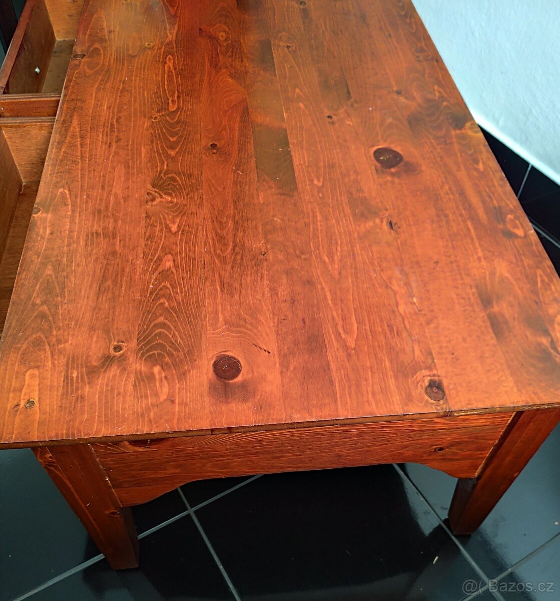 TV stolek / Konferenční stolek z masivu borovice - 7