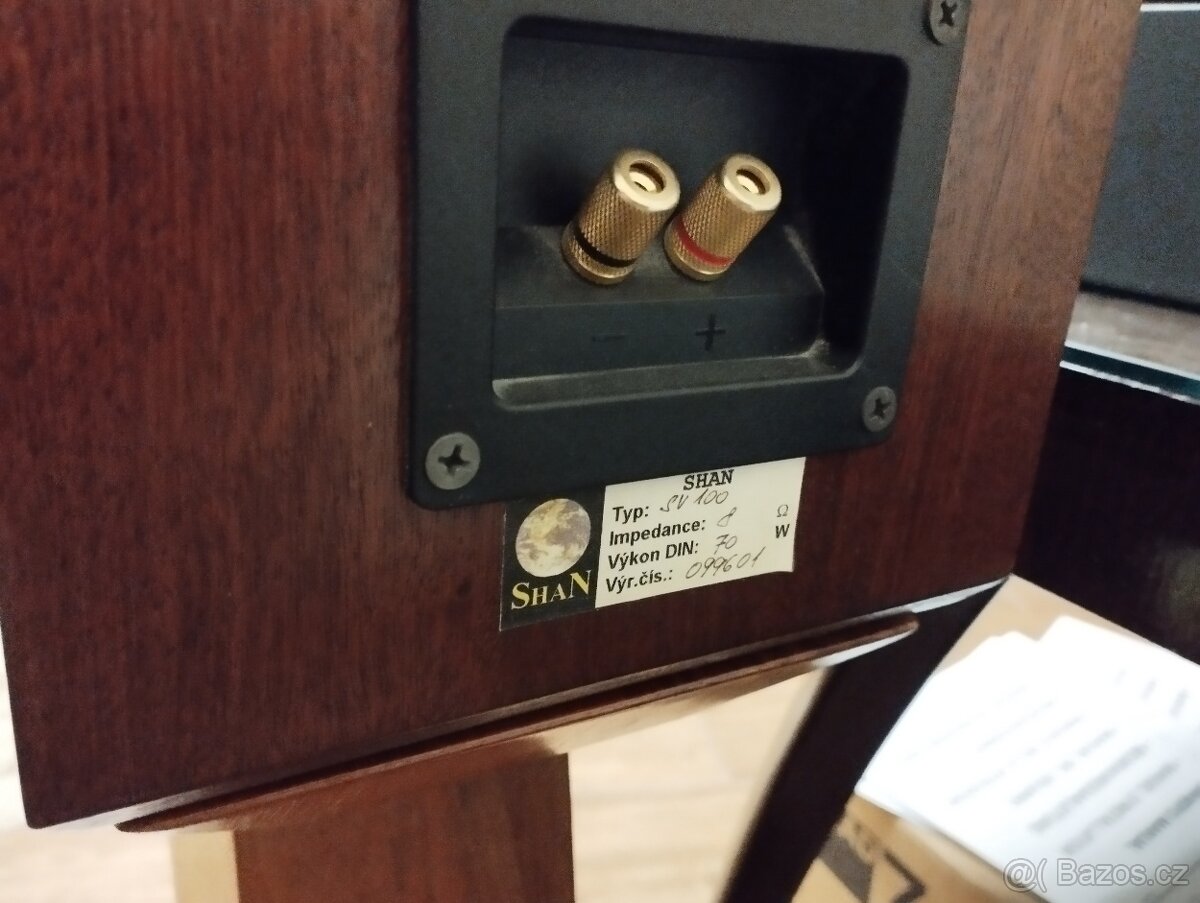 Receiver NAD 712, CD 510 a repro Shan SV 100 a stojany - 7