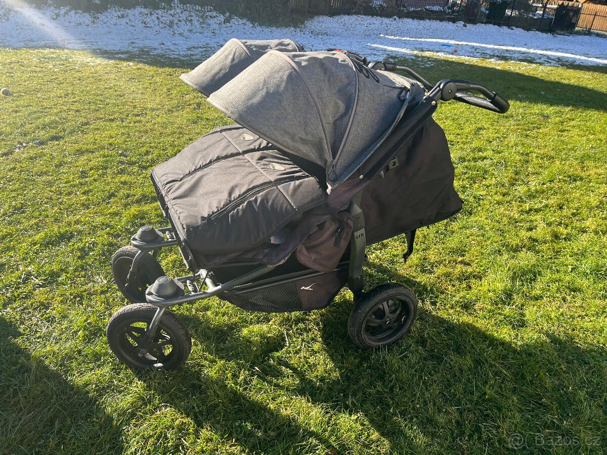 Kočárek pro dvojčata/sourozence Tfk Duo Combi - 7