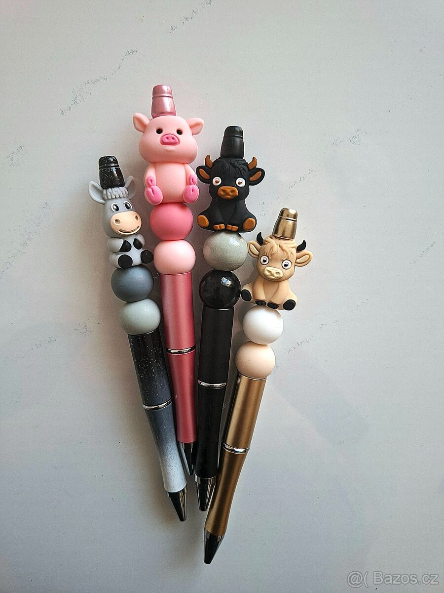 Korálkové propisky, klíčenky - 7