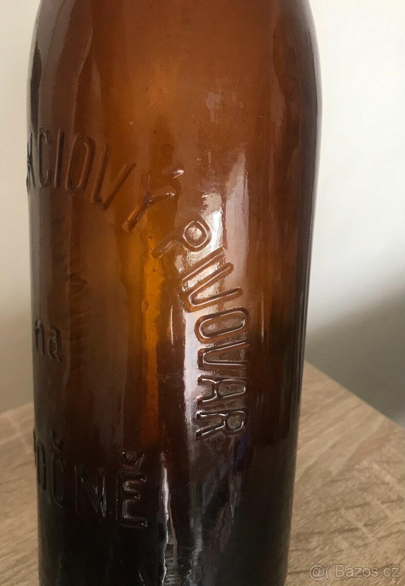 pivní láhev Rolnický akciový pivovar na Opočně 1L - 7