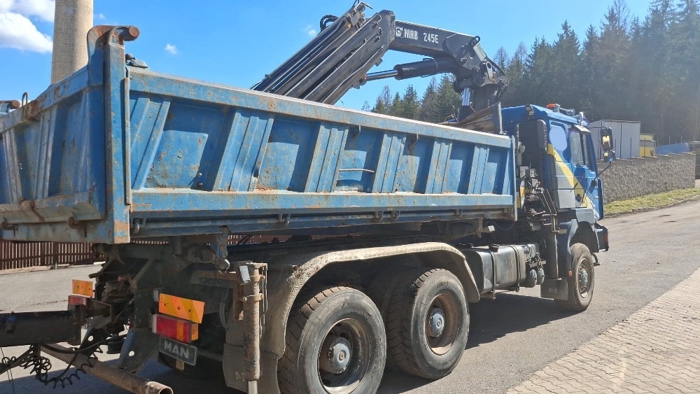 Man 6x6 sklápěč+ HIAB 244 - 7