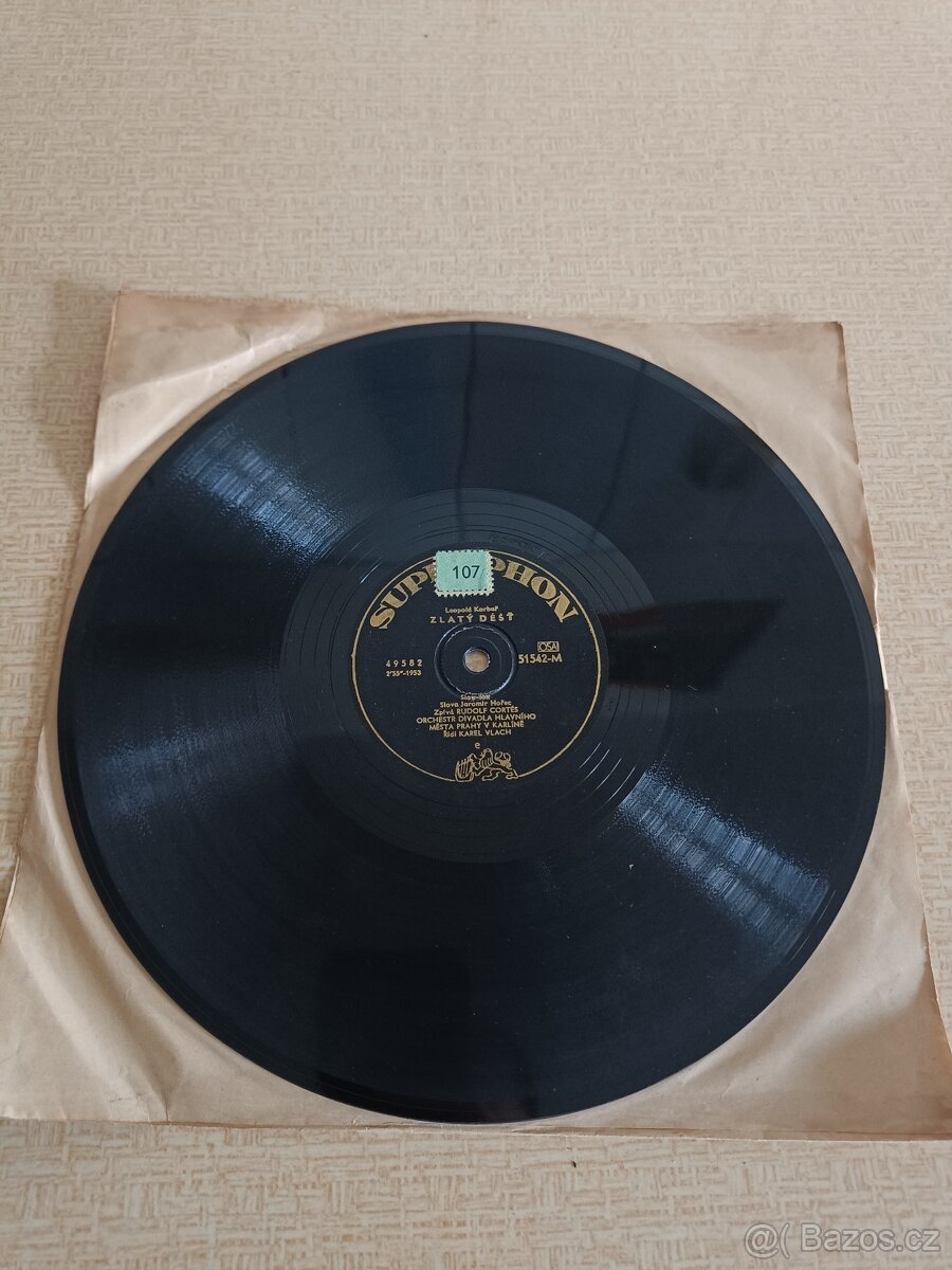 Staré gramofonové desky, 197 ks - 7