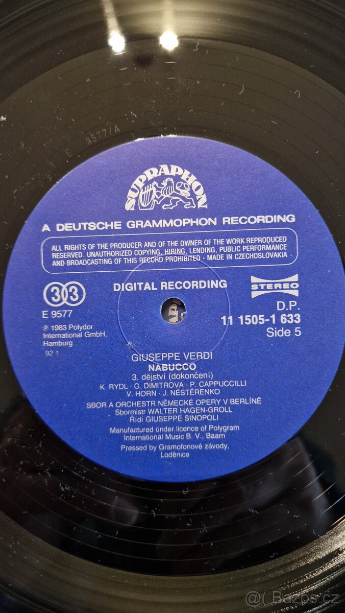 3 x LP vinyl - Giuseppe Verdi - Nabucco - 7