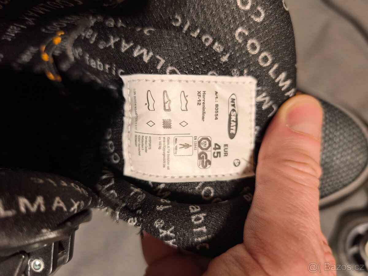 Inline brusle HYSKATE XF-12 vel. 45 NOVÉ - 7