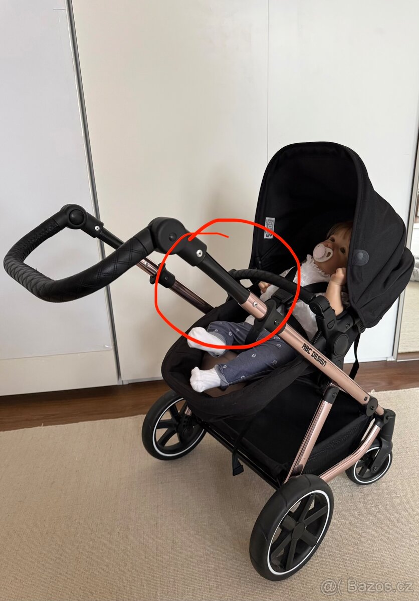 Kočárek pro panenky ABC Design Migno - 7