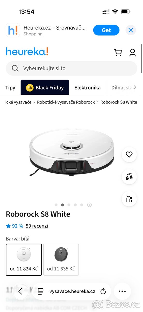 Roborock S8 White - robotický vysavač - 7