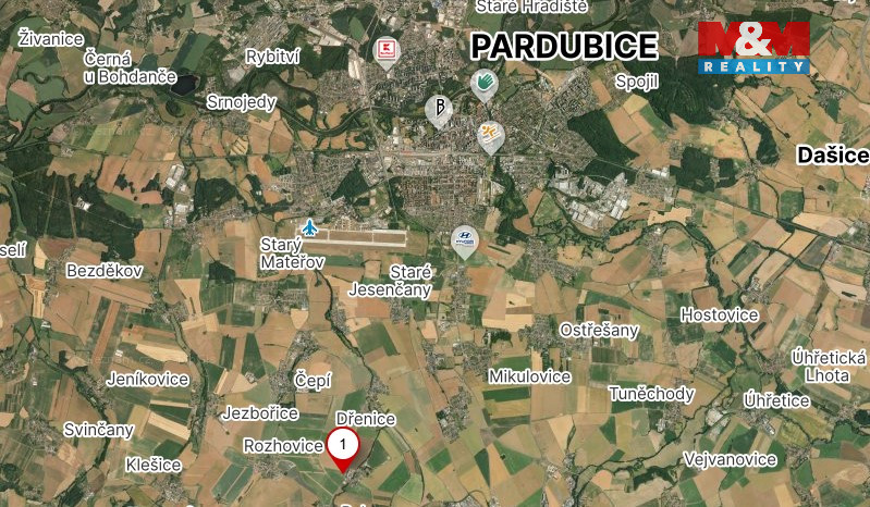 Prodej pozemku k bydlení, Třibřichy - 7