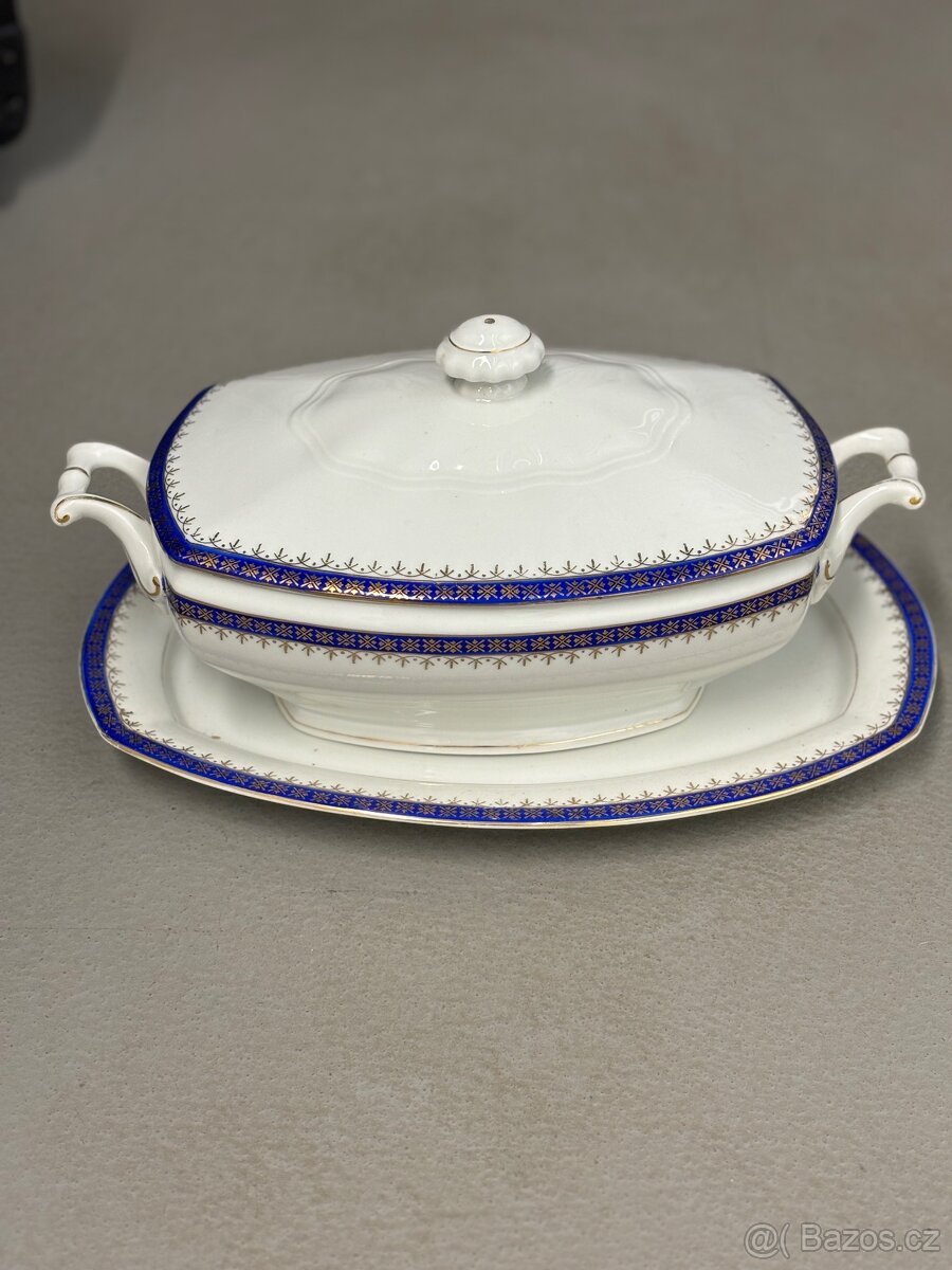 Starožitný porcelánový jídelní set - 7