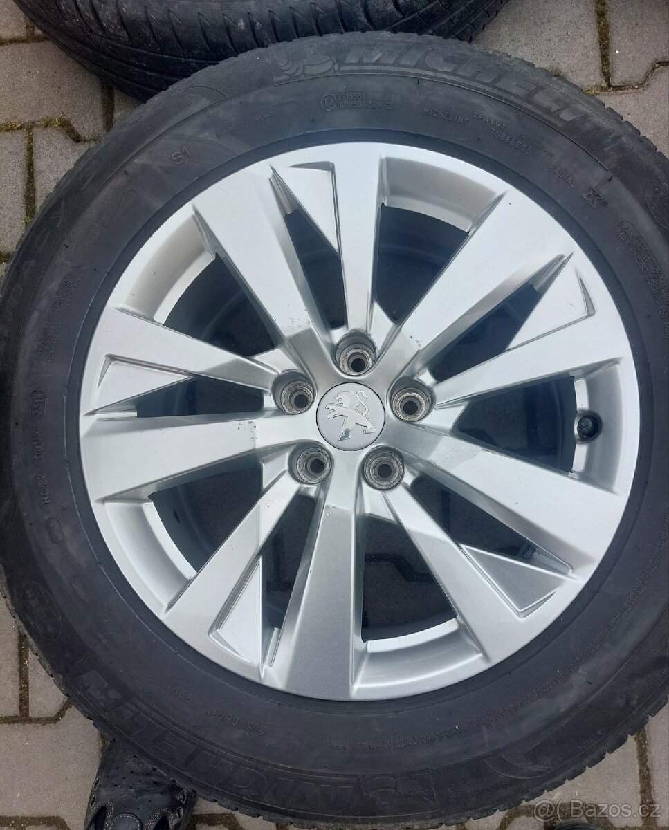 Prodám sadu letních kol Alu.Peugeot - 7