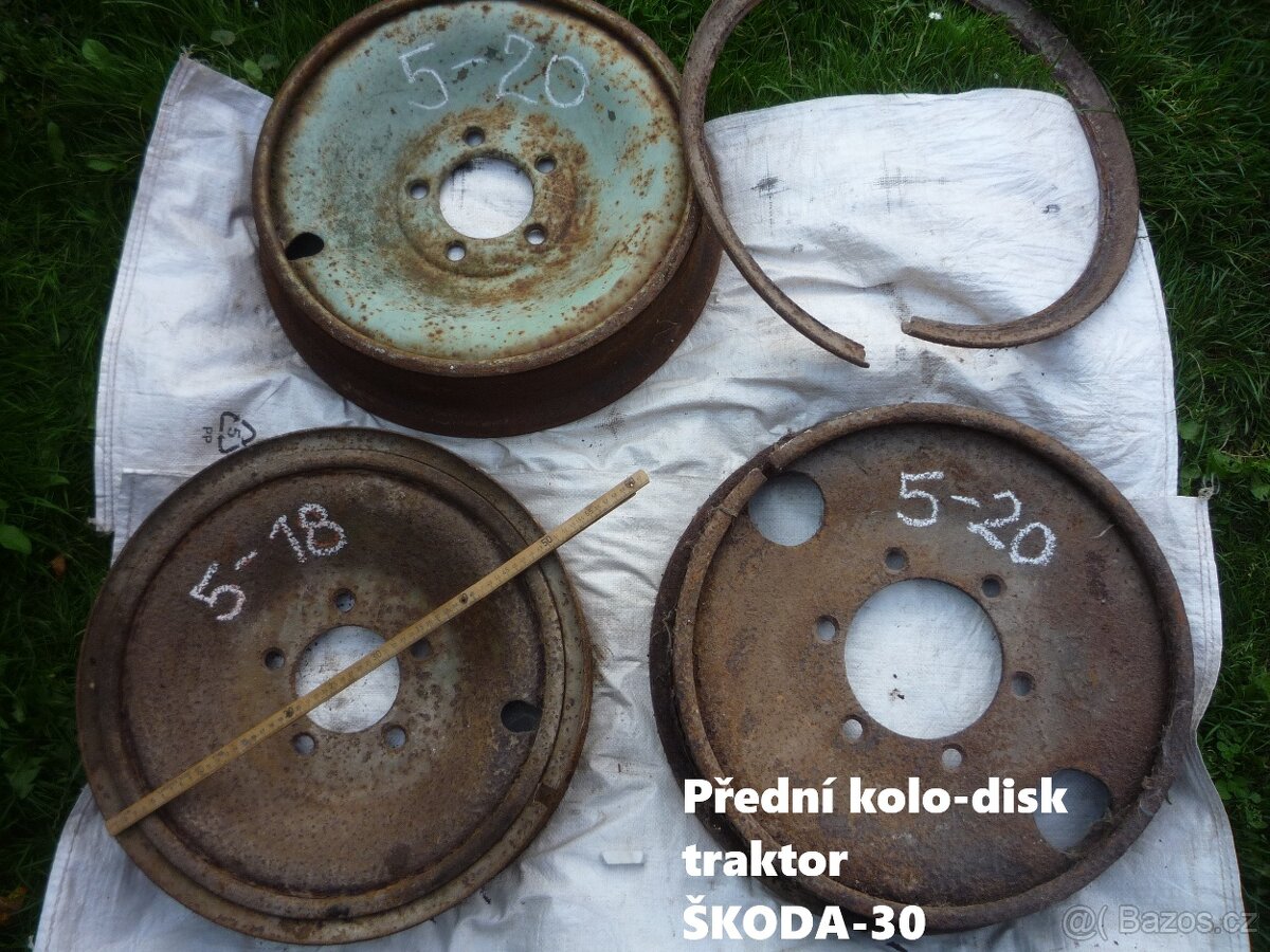 prodám šavle na traktor, sedačky, disky kol, kulové závěsy.. - 7