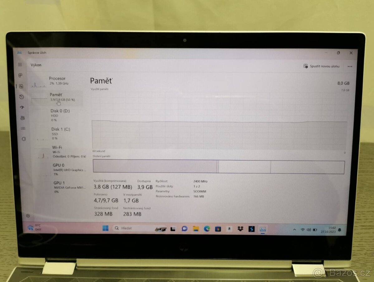Notebook HP Pavilion x360 - 7