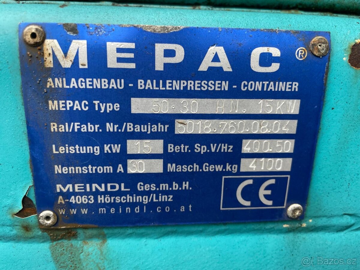 LIS papír plast Mepac 15 kw Odpočet dph - 7