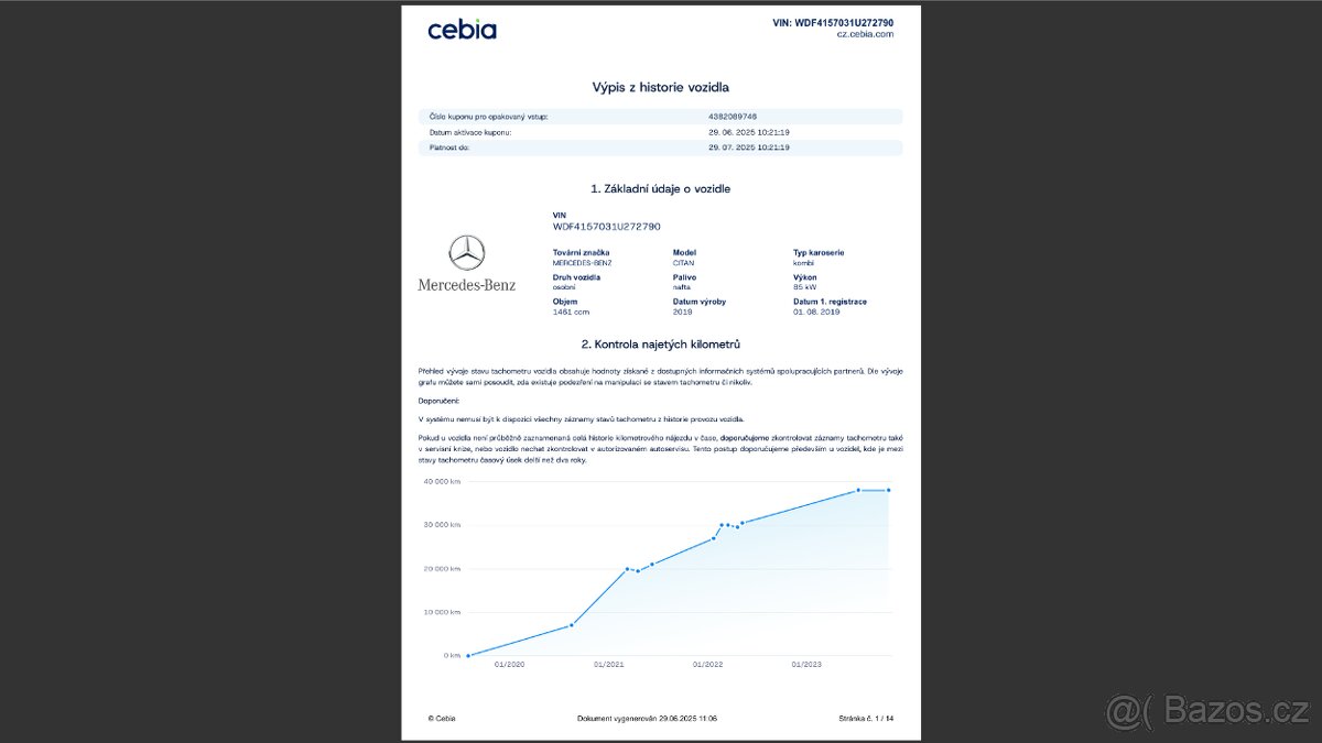 Mercedes Citan 111 85KW-PERFEKTNÍ STAV+DISKY - 7