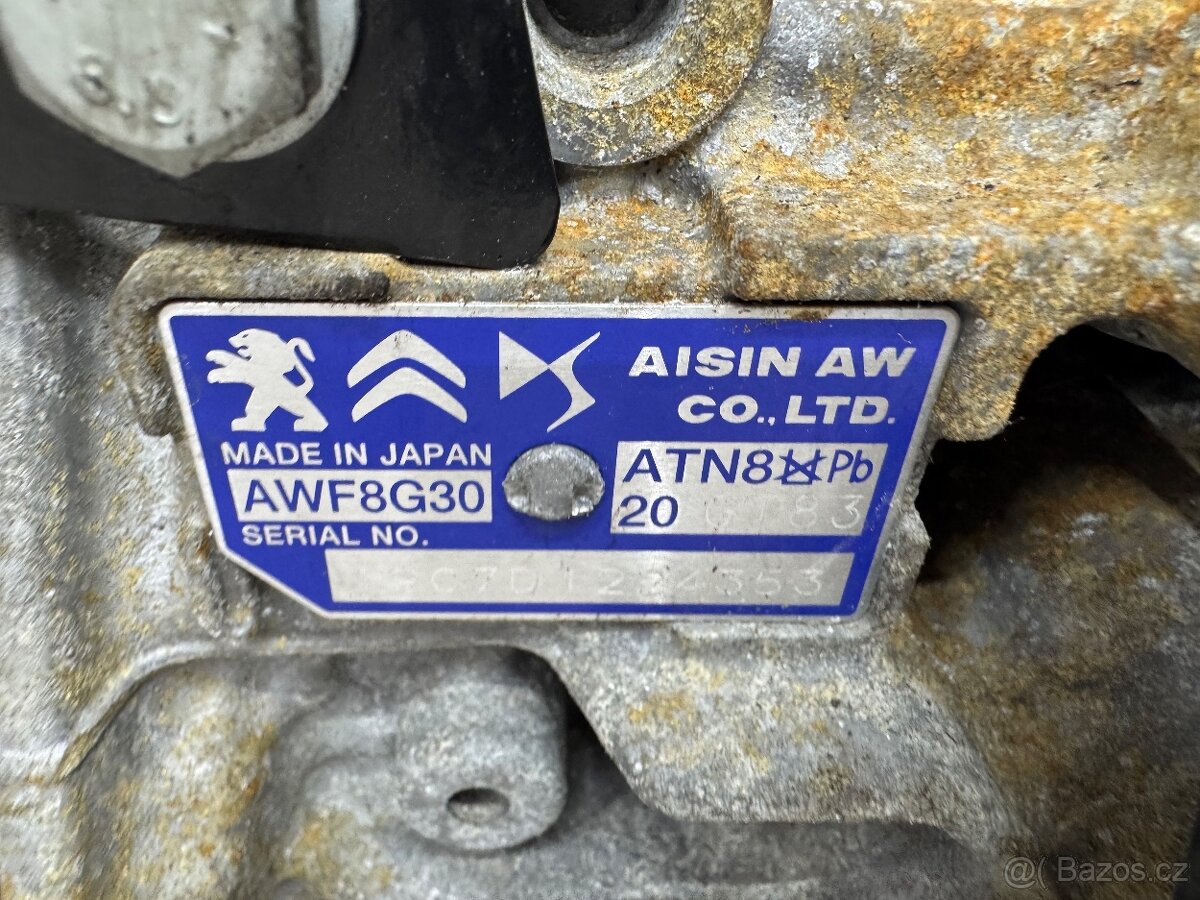 Automatická převodovka 20GT83 Peugeot Citroen Toyota Opel - 7