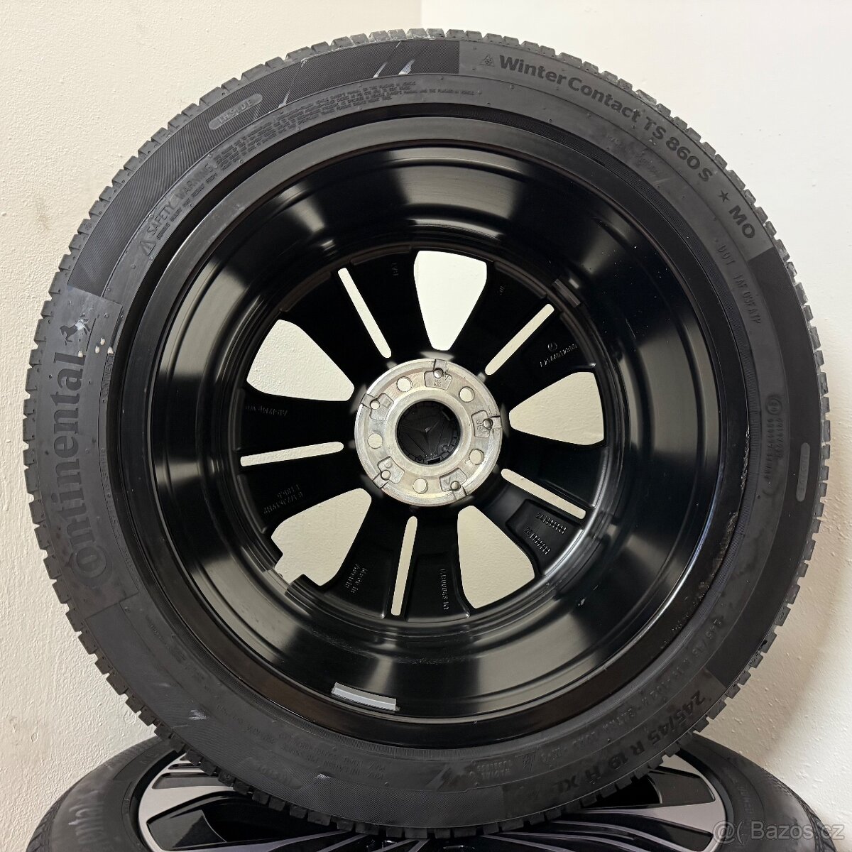 DVOUROZMĚRNÁ MERCEDES E W214 5x112 R19+ZIMNÍ PNEU 8/7mm+TPMS - 7