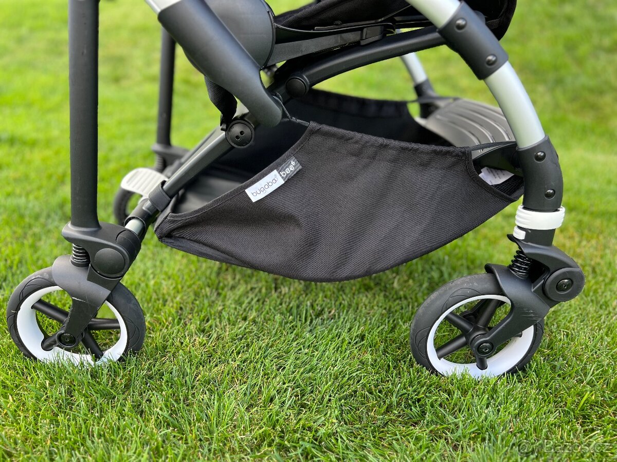 Kočárek Bugaboo Bee6 Black/Silver/Red - 7