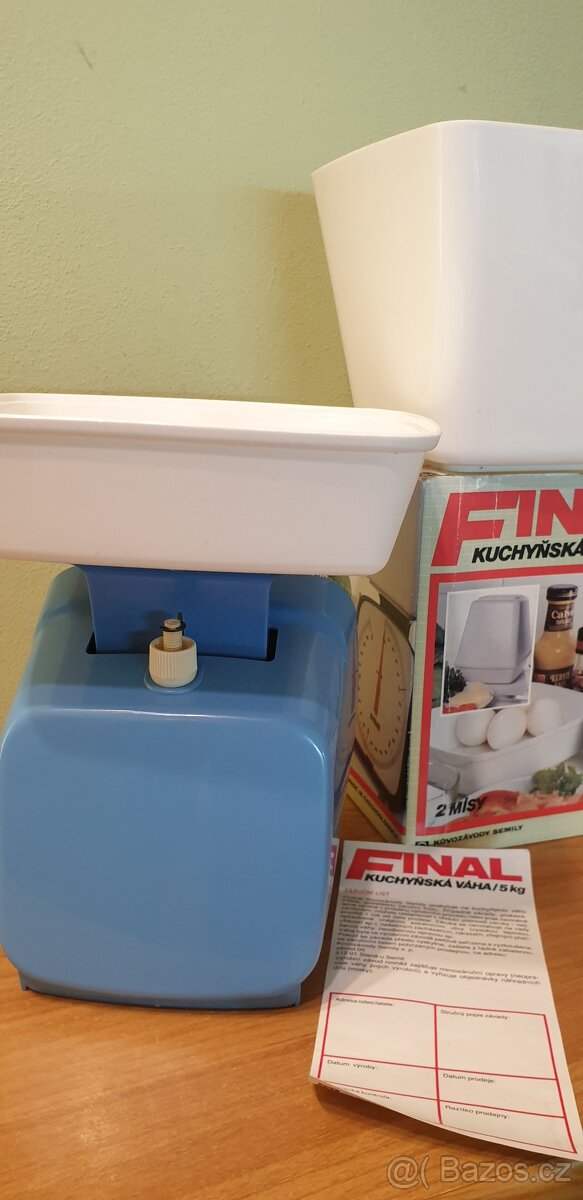 Kuchyňská váha KZ Semily retro nová - 7