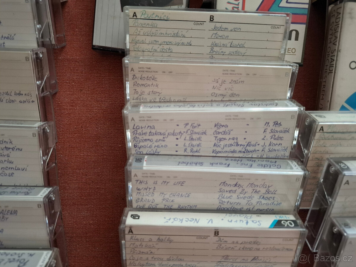 Prodám retro kazetový přehrávač Technics +kazety - 7