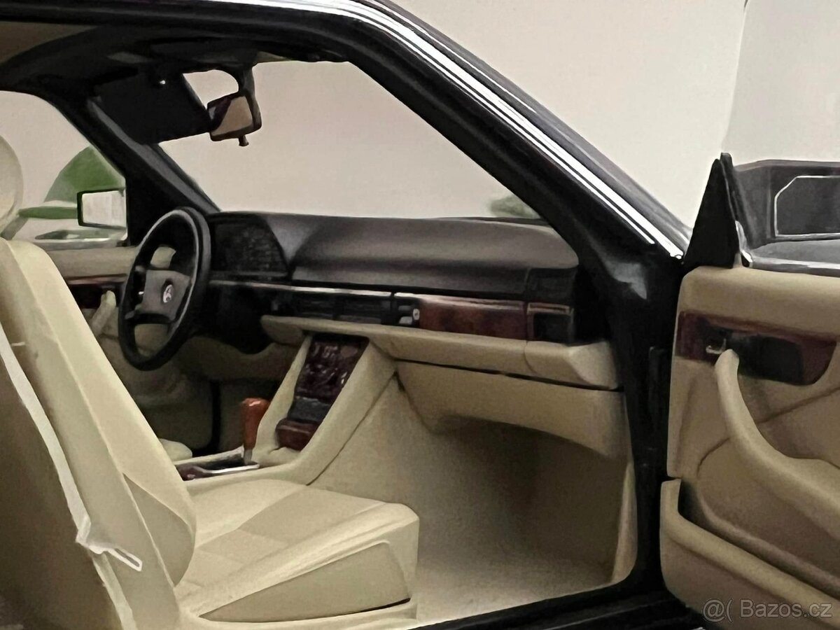 1:18 Mercedes-Benz 500SEC (C126) - ČIERNA - AUTOart - 7