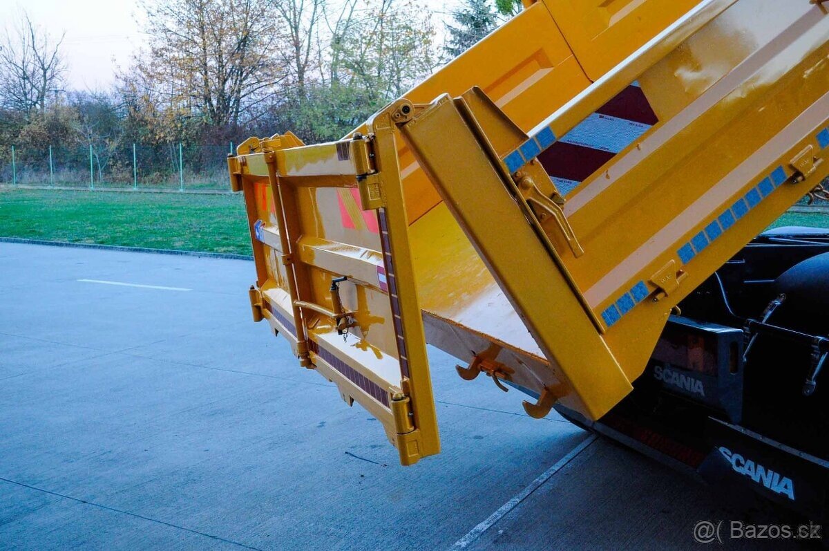 SCANIA P380 6X4 SKLÁPĚČ / VYKLÁPĚČ + HYDRAULICKÁ RUKA EU-4 - 7