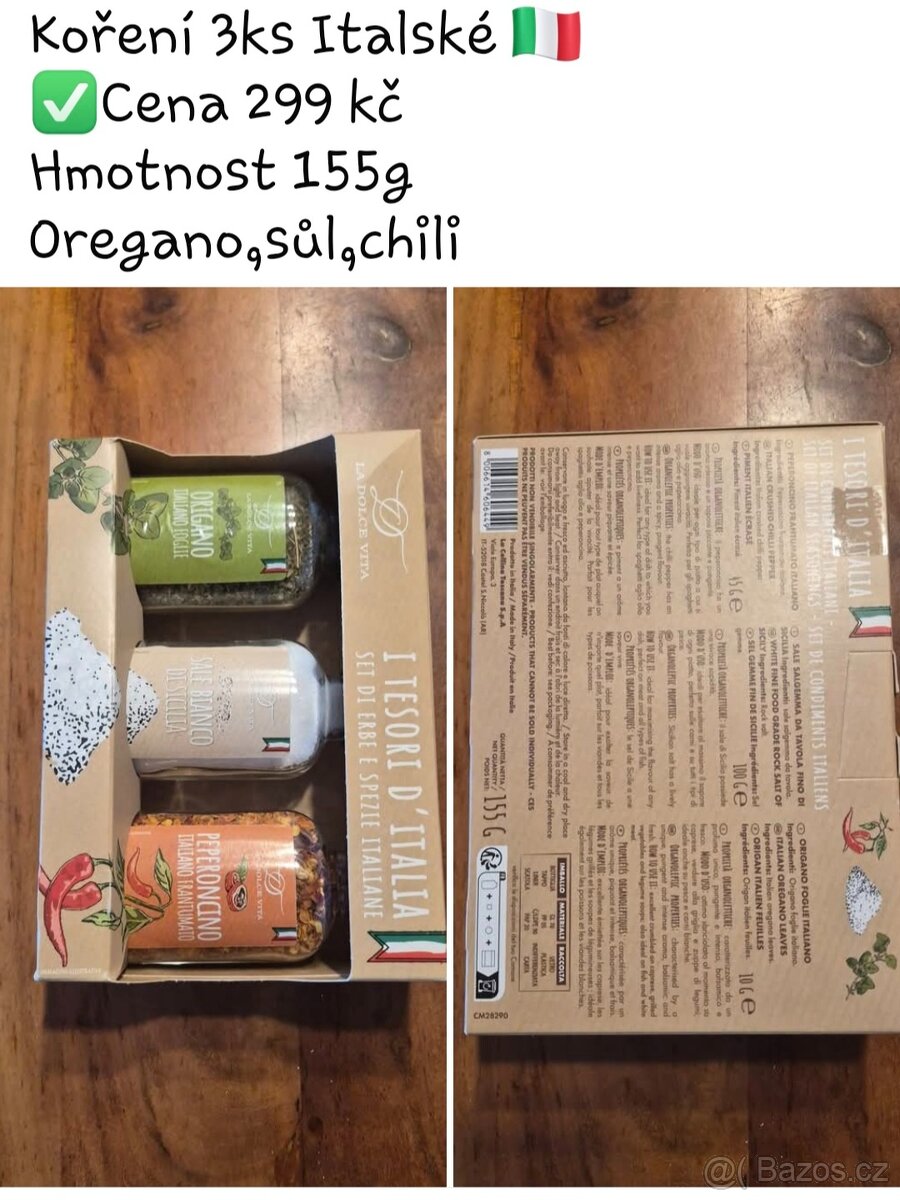 Italské cukrovinky,koření,olej - 7