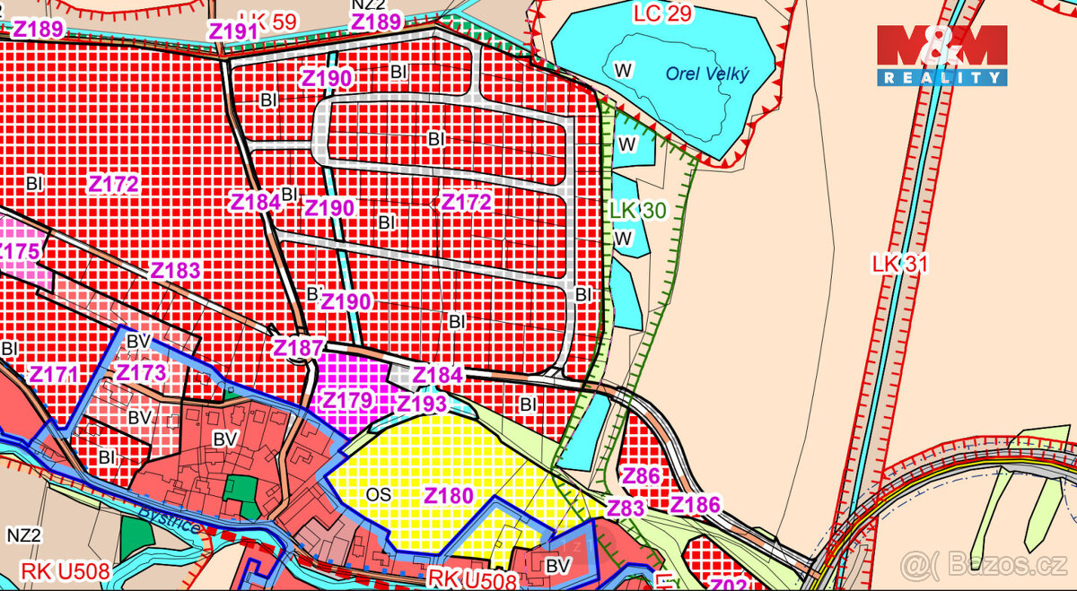 Prodej pozemku k bydlení v Ostrově,1352 m2, Kfely - 7