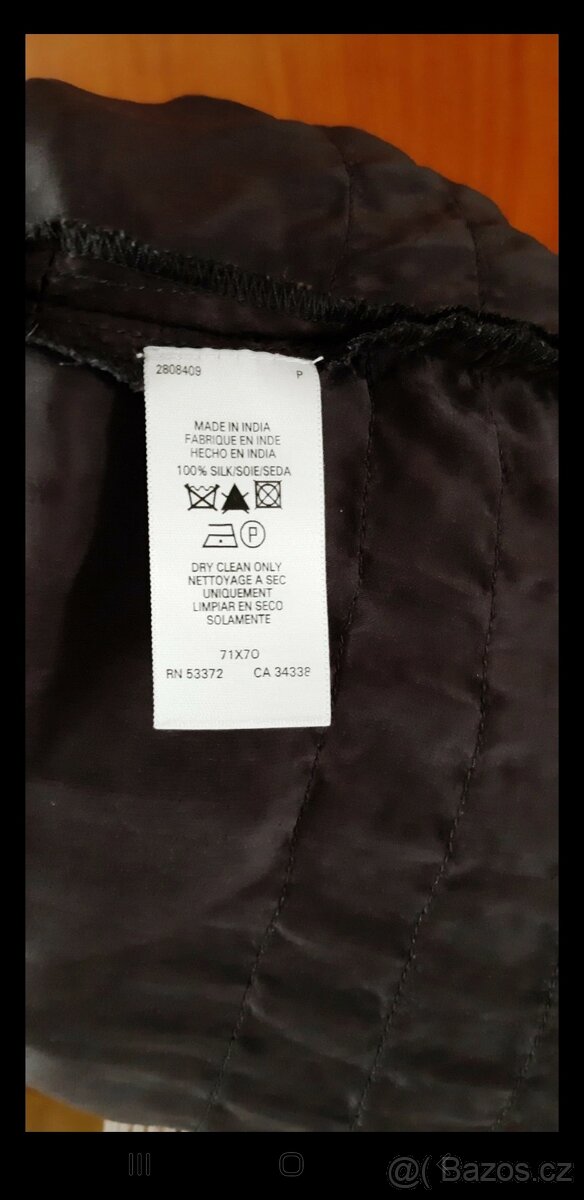 Společenské/letní šaty 100% hedvábí, vel.XS - 7