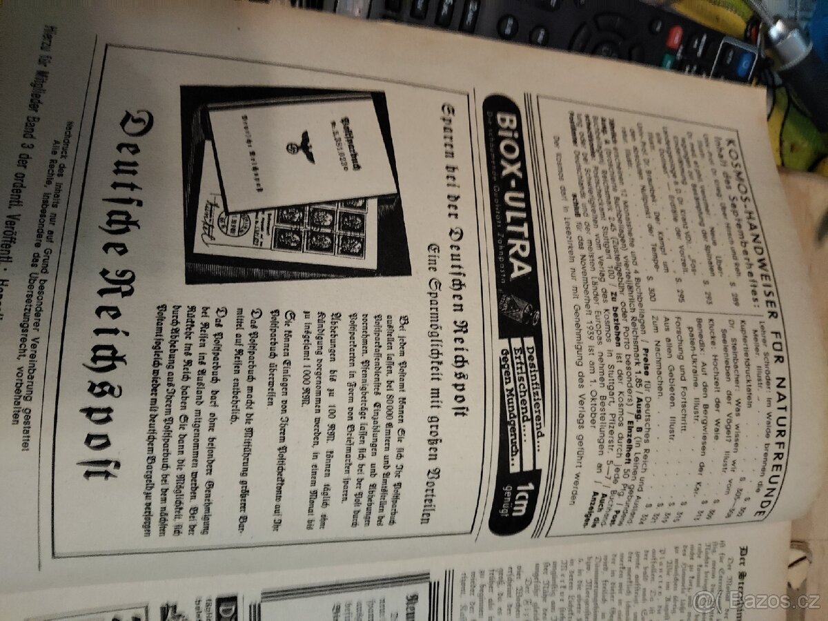 Časopis Kosmos, ročník 1931 a 39 - 7