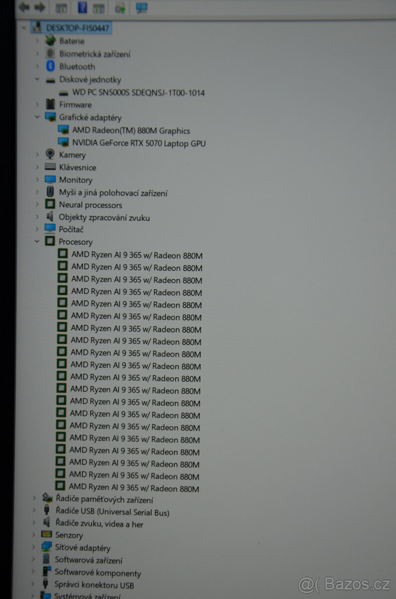 Acer Nitro V16 AI Ryzen9/32GB/SSD 1TB/RTX 5070 - 7