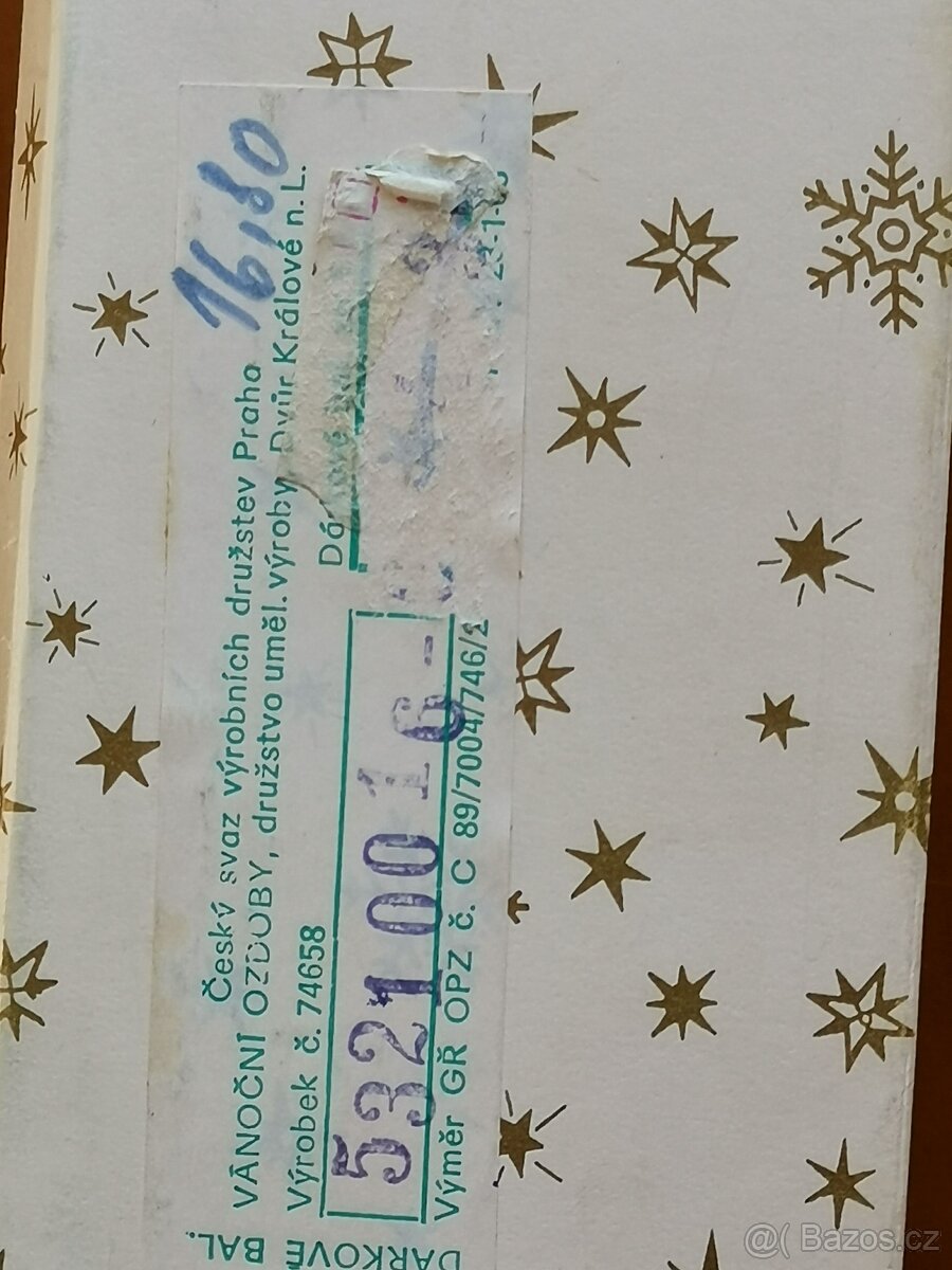 Historická špička na vánoční stromeček - 7